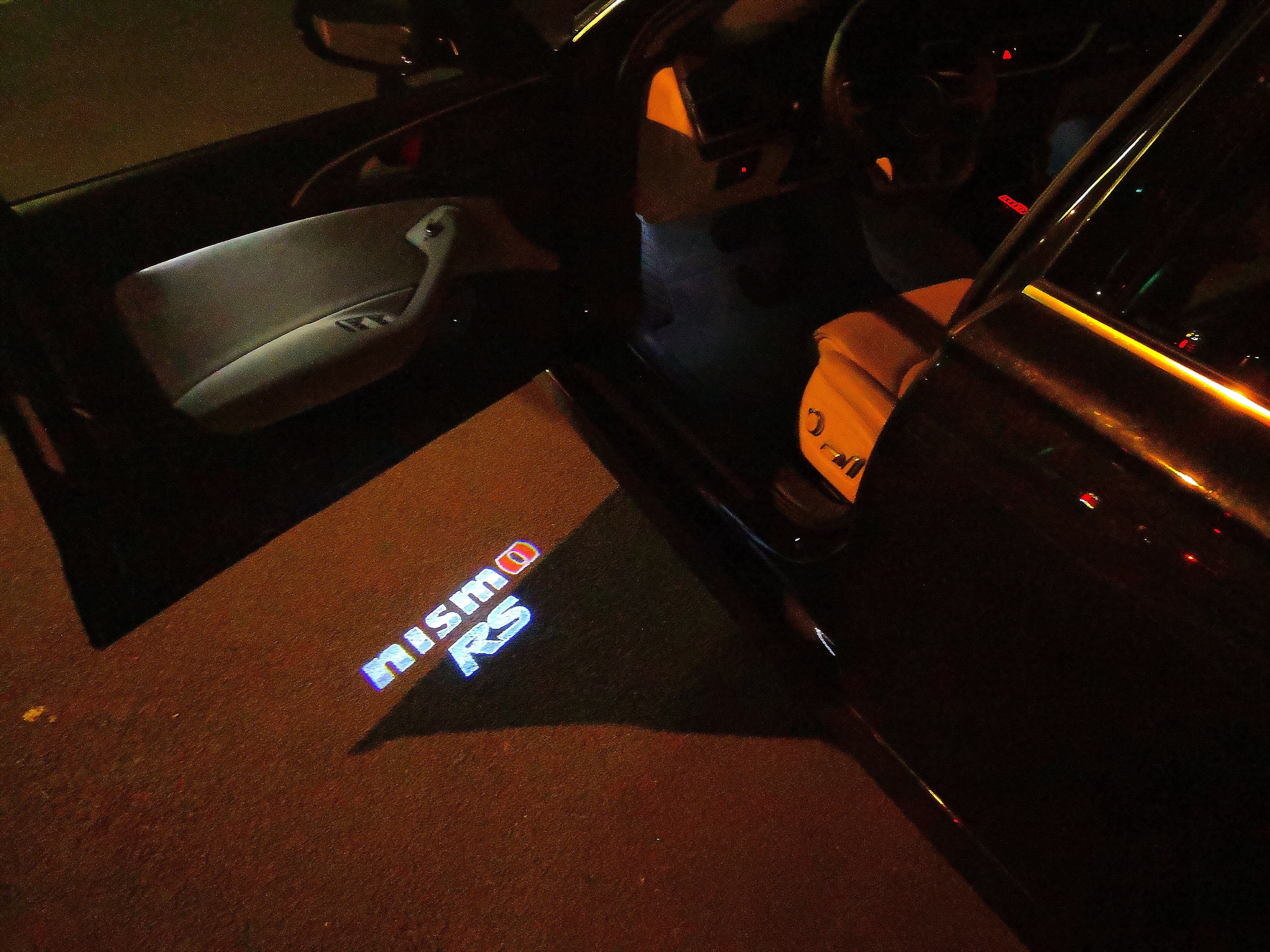 GTR-R35 NISMO LOGO PROJECTOT LIGHTS Nr.16 (quantità 1 = 2 Logo Films / 2 luci porta）