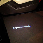 PORSCHE Cayenne Turbo LOGO PROJEKTOT LIGHTS Nr.28 (Menge 1 = 2 Logo Film / 2 Türlichter)