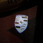 PORSCHE Original LOGO PROJECTOR LIGHTS Nr.06 (quantité 1 = 2 Logo Film / 2 portes lumières)