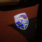 PORSCHE Original LOGO PROJECTOT LIGHTS Nr.05 (quantité 1 = 2 Logo Film / 2 feux de porte)