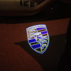 PORSCHE Original LOGO PROJECTOT LIGHTS Nr.05 (quantité 1 = 2 Logo Film / 2 feux de porte)