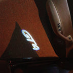 LUCES DE PROYECTOR DE LOGOTIPO ORIGINAL PORSCHE N ° 03 (cantidad 1 = 2 Película de logotipo / 2 luces de puerta)