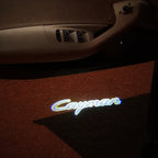 PORSCHE Cayenne LOGO PROJECTOT LIGHTS Nr.09 (cantidad 1 = 2 logo película / 2 luces de puerta)