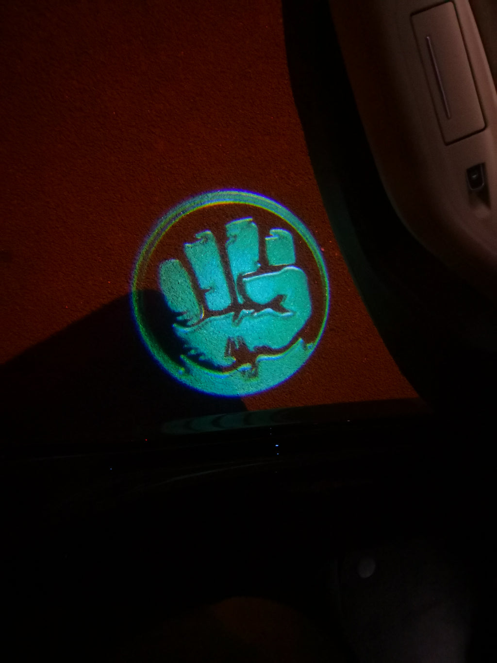 HULK Logo Nr.212 (الكمية 1 = 2 فيلم شعار / 2 مصباح باب