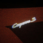 PORSCHE Cayenne S LOGO PROJECTOT LIGHTS Nr.18 (cantidad 1 = 2 logo película / 2 luces de puerta)