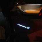 PORSCHE Cayenne S LOGO PROJECTOT LIGHTS Nr.18 (cantidad 1 = 2 logo película / 2 luces de puerta)