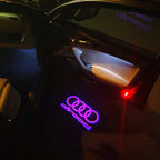 AUDI LOGO PROJECTOR LIGHTS Nr.153 (Menge 1 = 2 Logo Films / 2 Türlichter)
