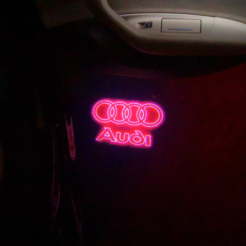 AUDI LOGO PROJECTOT LIGHTS Nr.19 (quantità 1 = 2 Logo Films /2 luci porta)