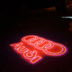 AUDI LOGO PROJECTOT LIGHTS Nr.19 (quantità 1 = 2 Logo Films /2 luci porta)