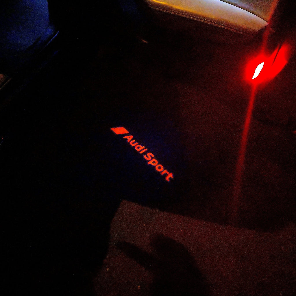 AUDI LOGO PROJECT LIGHTS Nr.111 (quantità 1= 2 Logo Films /2 porta luci）