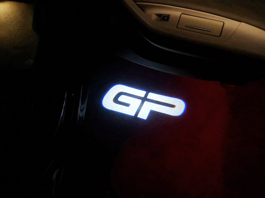 MINI GP LOGO PROJECROTR أضواء Nr.120 (كمية 1 = 2 شعار فيلم / 2 أضواء الباب)