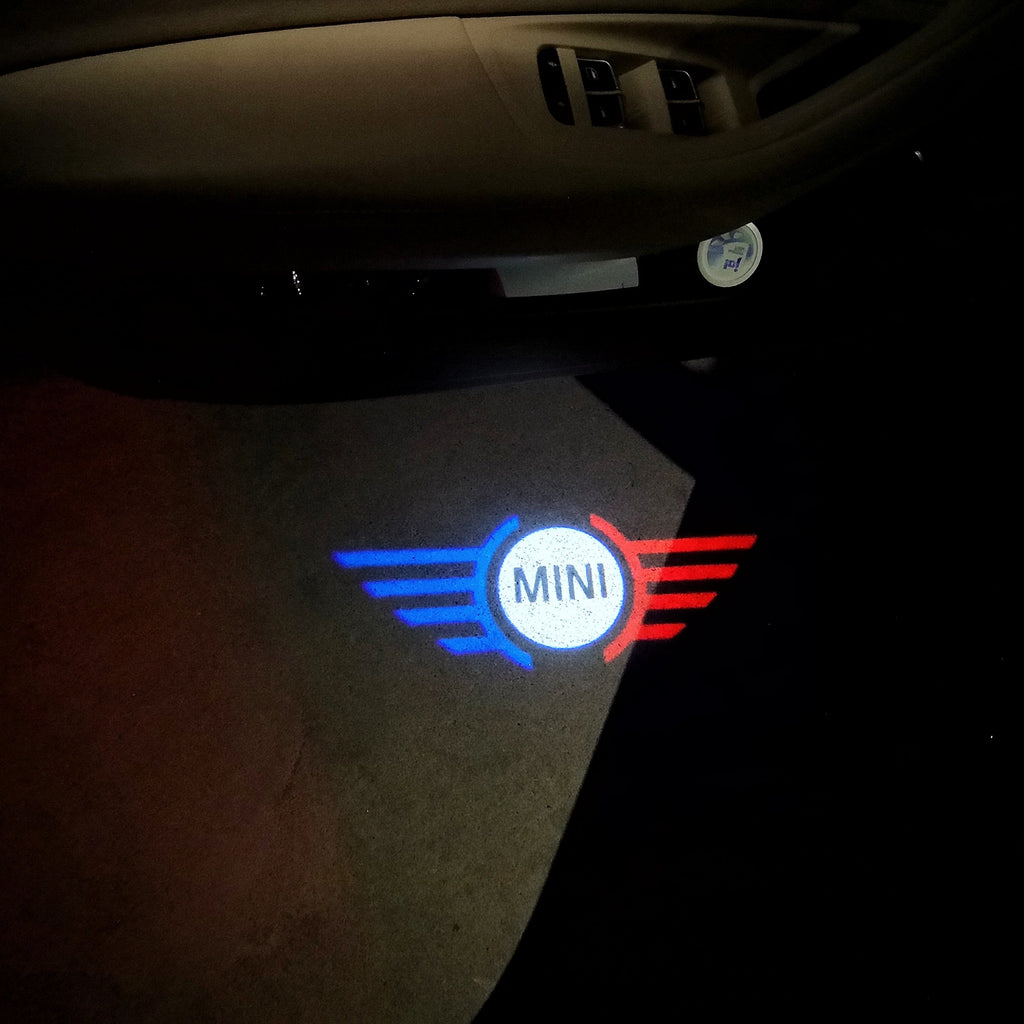 MINI LOGO PROJECROTR LIGHTS Nr.01 (Menge 1 = 2 Logo Film / 2 Türlichter)