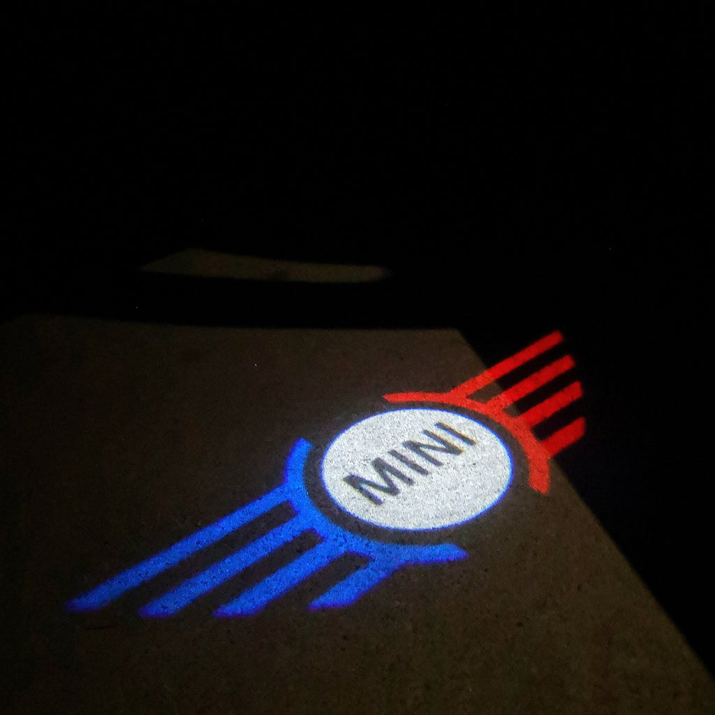 MINI LOGO PROJECROTR LIGHTS Nr.01 (Menge 1 = 2 Logo Film / 2 Türlichter)