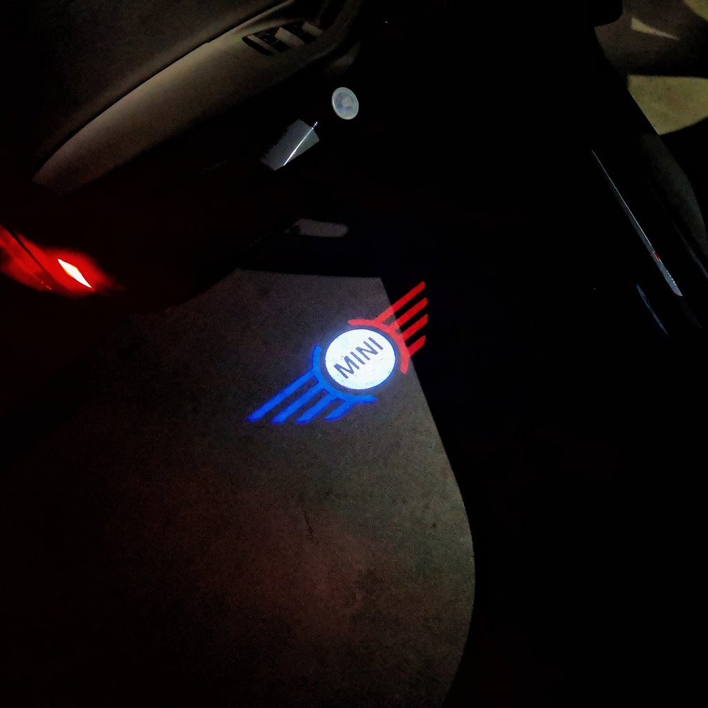 MINI LOGO PROJECROTR LIGHTS Nr.01 (Menge 1 = 2 Logo Film / 2 Türlichter)