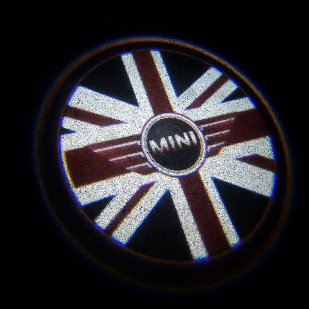 MINI LOGO PROJECROTR أضواء Nr.03 (الكمية 1 = 2 شعار فيلم / 2 أضواء الباب)