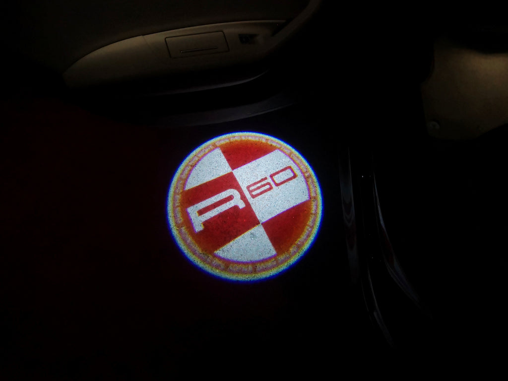 MINI R 60 LOGO PROJECROTR LIGHTS Nr.155 (cantidad 1 = 2 logo película / 2 luces de puerta)