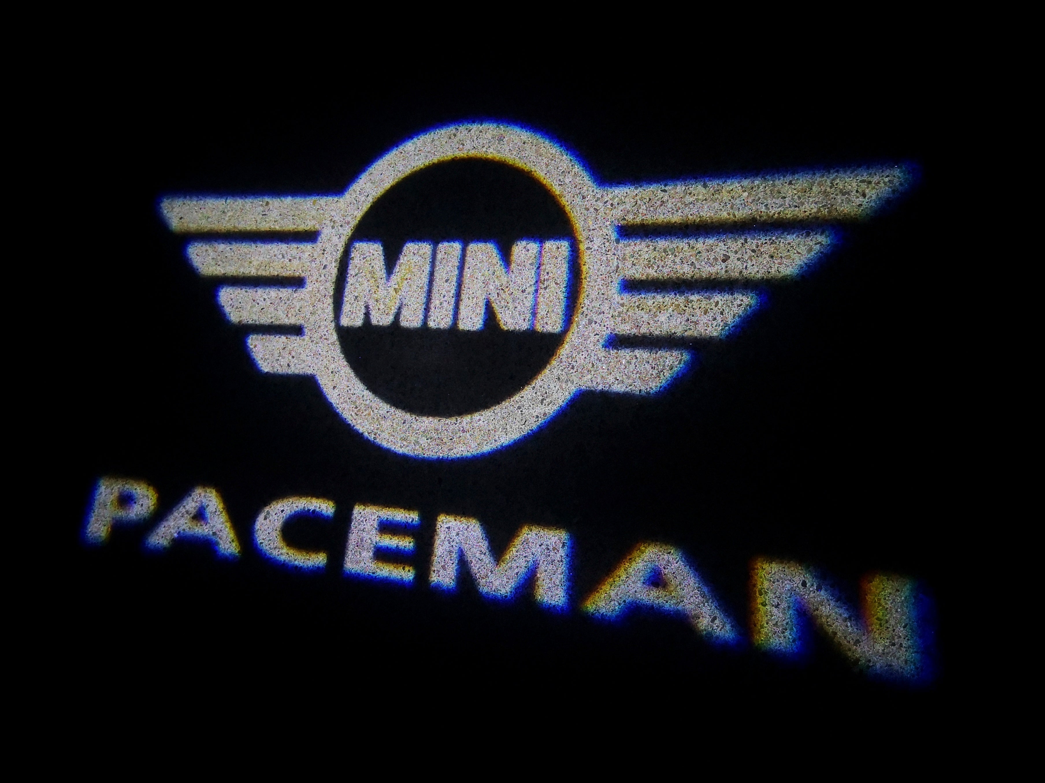 LOGO LOGO PROJECROTR PACEMAN LIGHTS Nr.138 (الكمية 1 = 2 شعار فيلم / 2 مصباح باب)