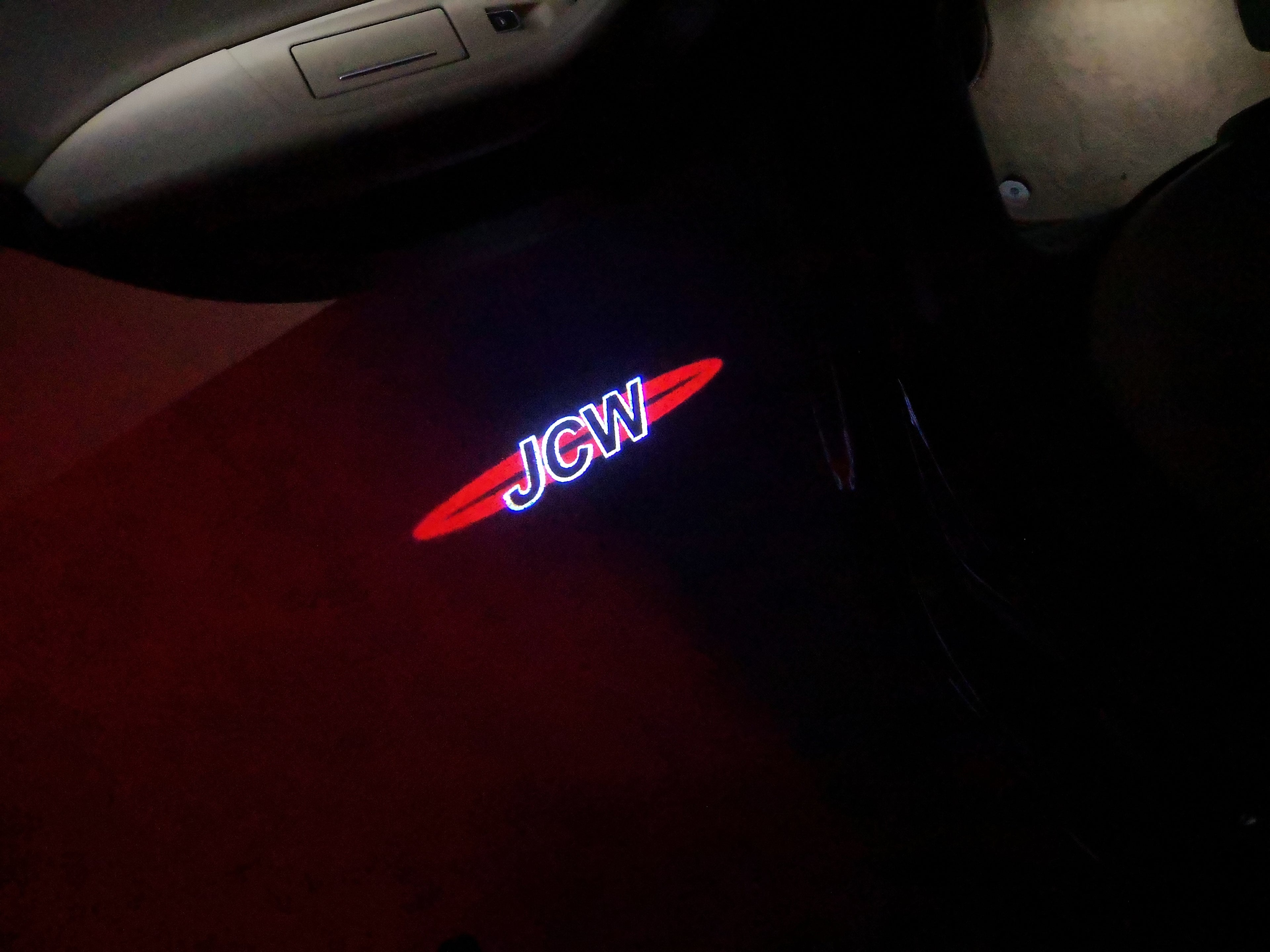 JOHN COOPER WORKS LOGO PROJECROTR LIGHTS Nr.116 (quantità 1 = 2 Logo Film / 2 luci porta)
