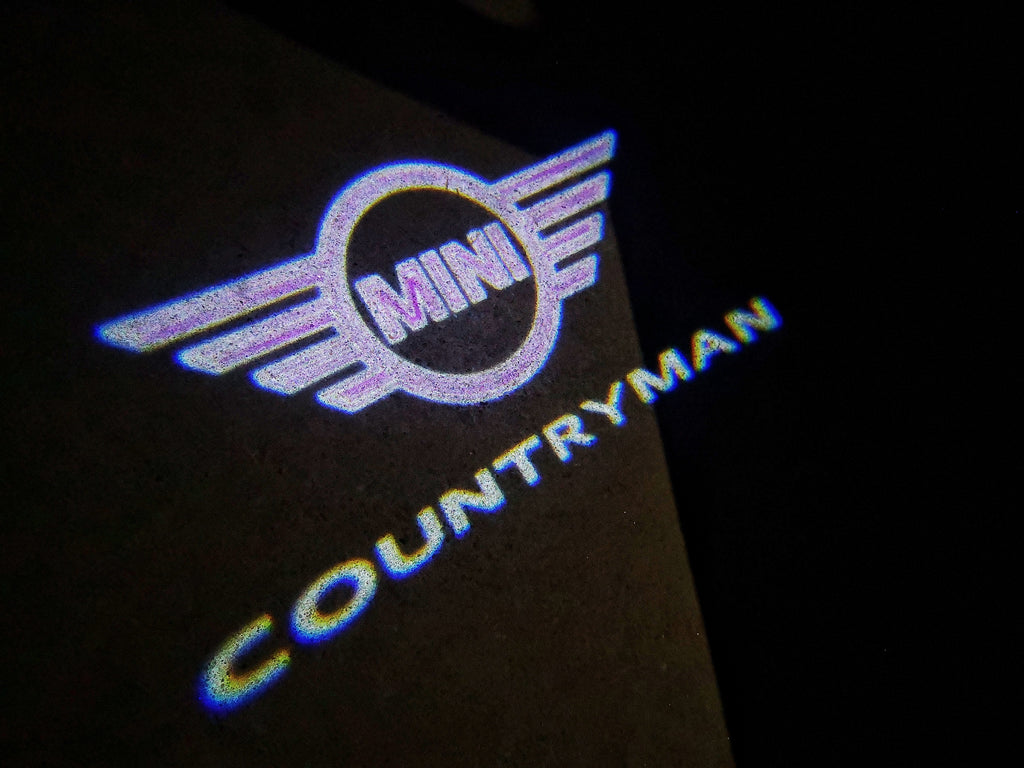 MINI COUNTRYMAN LOGO PROJECROTR أضواء Nr.147 (كمية 1 = 2 شعار فيلم / 2 أضواء الباب)