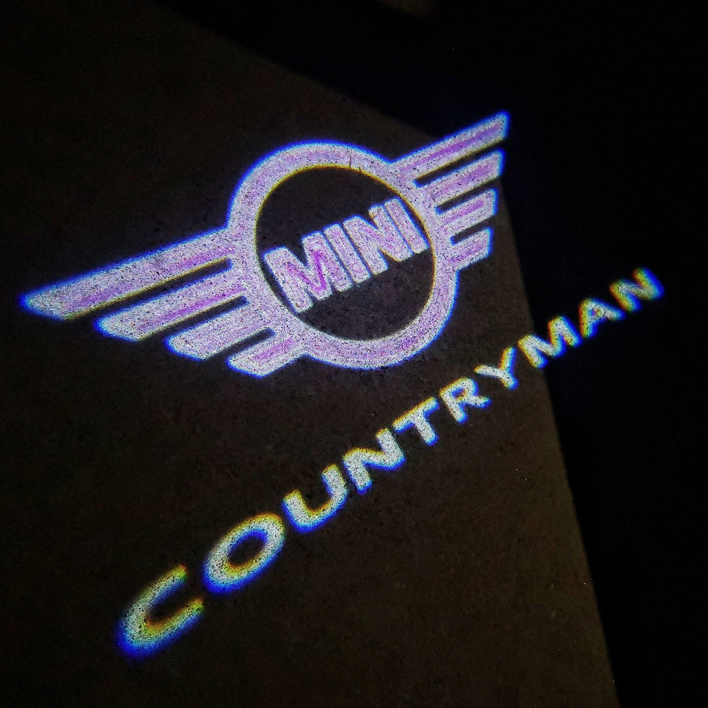 MINI CLUBMAN LOGO PROJECROTR LIGHTS Nr.145 (quantité 1 = 2 Logo Film / 2 feux de porte)
