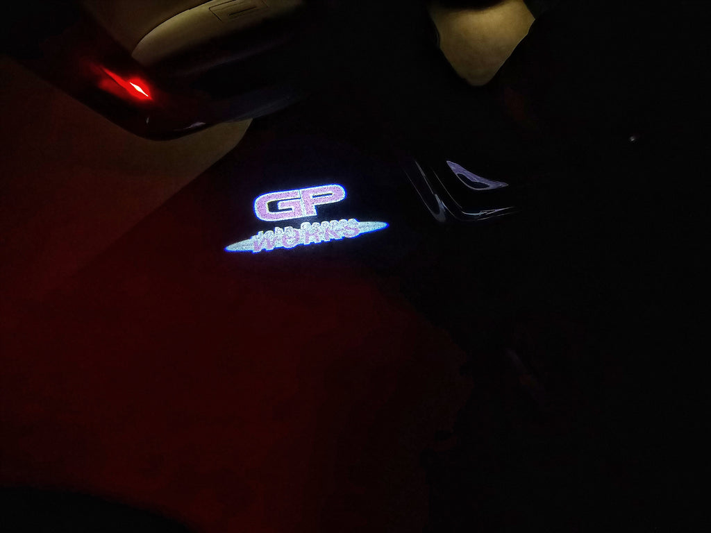 MINI GP LOGO PROJECROTR أضواء Nr.158 (كمية 1 = 2 شعار فيلم / 2 أضواء الباب)
