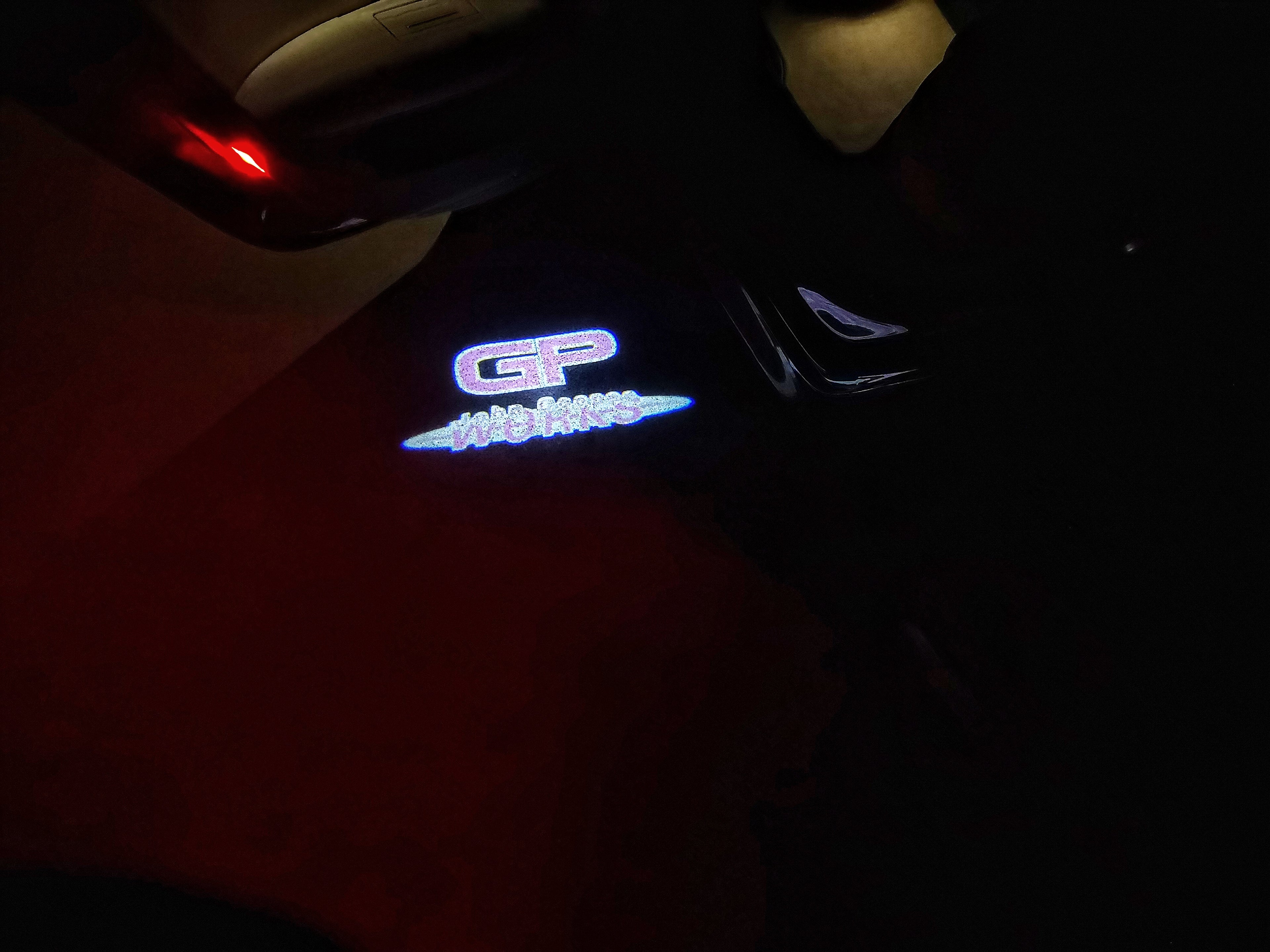 MINI GP LOGO PROJECROTR أضواء Nr.158 (كمية 1 = 2 شعار فيلم / 2 أضواء الباب)
