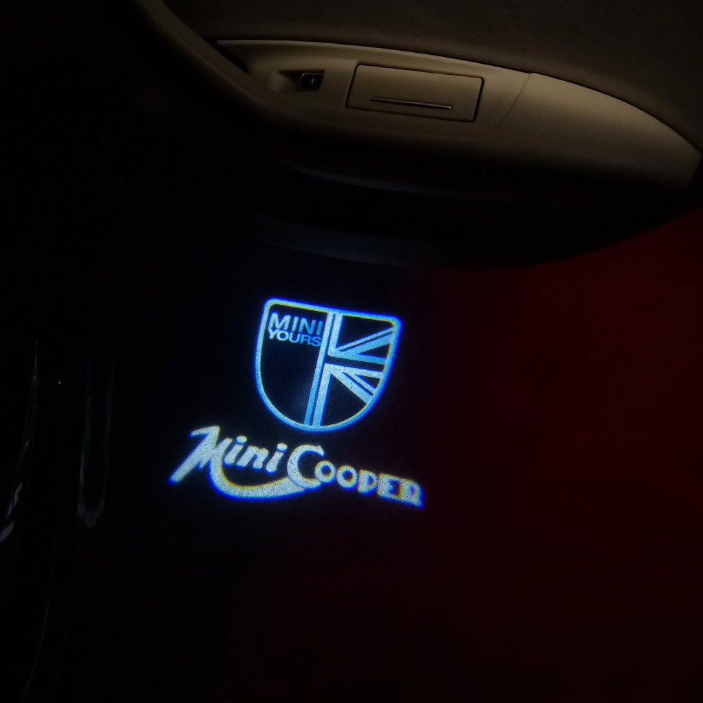 MINI COOPER LOGO PROJECROTR LIGHTS Nr.41 (quantité 1 = 2 Film Logo / 2 feux de porte)