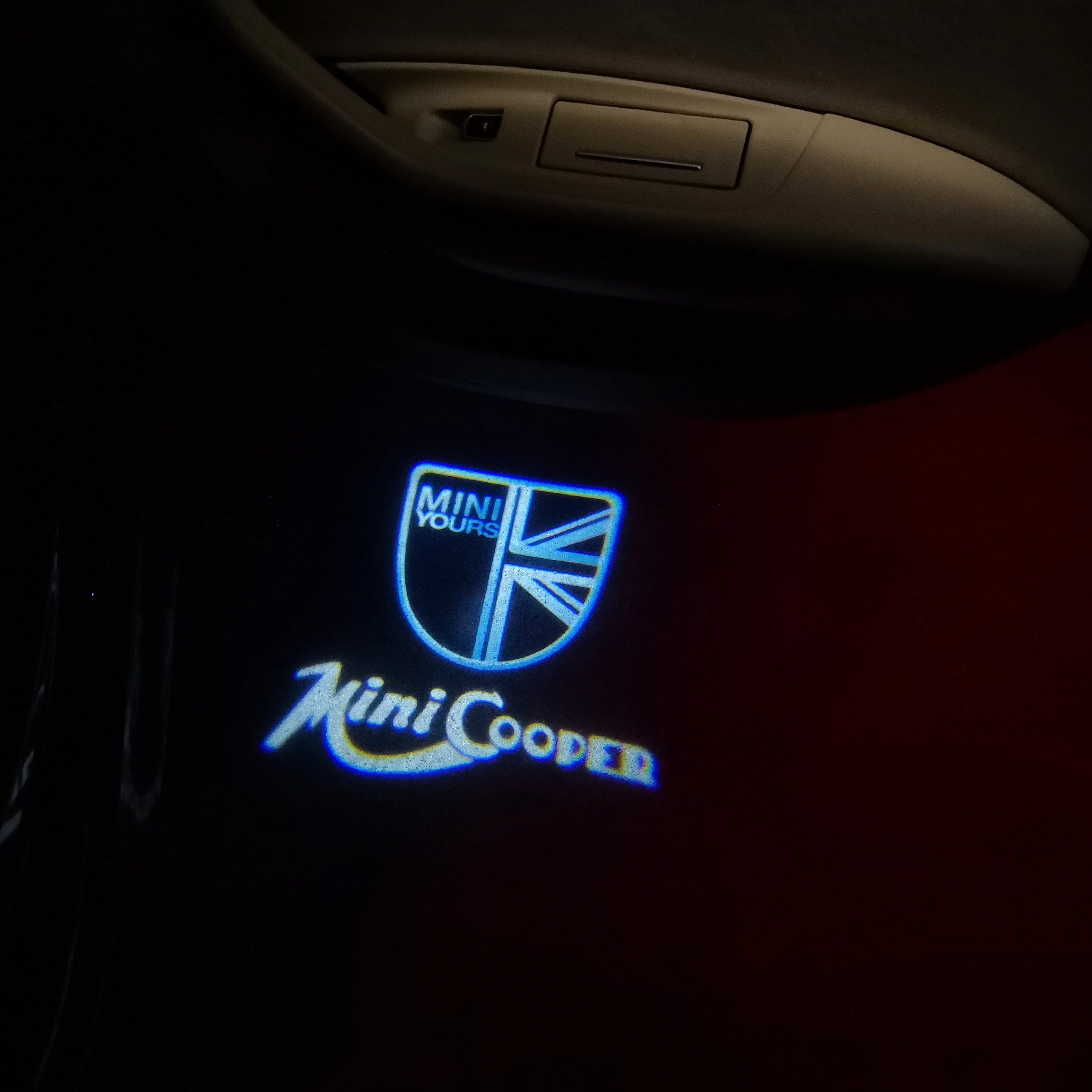 MINI COOPER LOGO PROJECROTR LICHTER Nr.41 (Menge 1 = 2 Logo Film / 2 Türlichter)