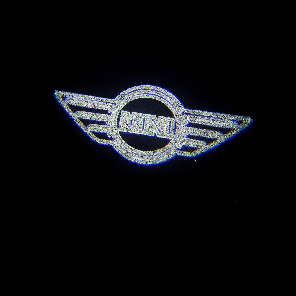 MINI LOGO PROJECTOR LIGHTS Nr.20 (Menge 1 = 2 Logo Film / 2 Türlichter)