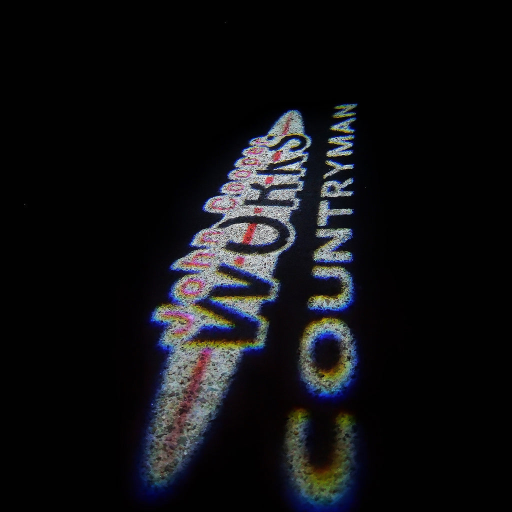 JOHN COOPER WORKS LOGO PROJECROTR LIGHTS Nr.79 (quantité 1 = 2 Logo Film / 2 portes lumières)