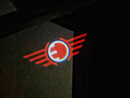 LUCI PROIETTORI MINI LOGO ELETTRICO Nr.99 (quantità 1 = 2 Logo Film / 2 luci porta)