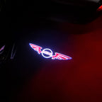 MINI LOGO PROJECROTR أضواء Nr.50 (الكمية 1 = 2 شعار فيلم / 2 أضواء الباب)