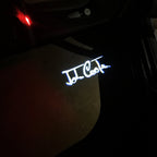 LUCES DE PROYECTOR CON LOGO JOHN COOPER Nr.84 (cantidad 1 = 2 Película con Logo / 2 luces de puerta)