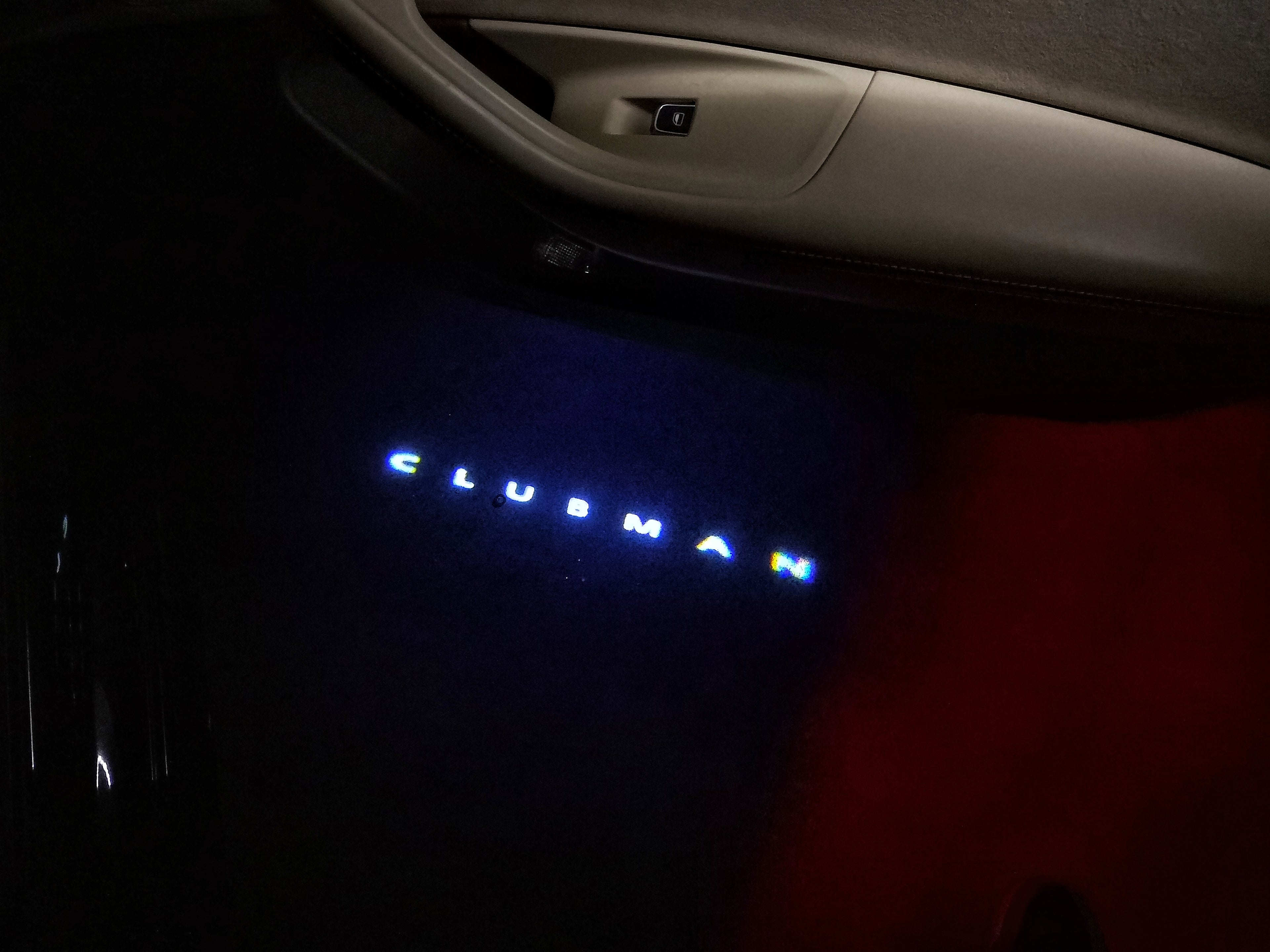 CLUBMAN LOGO PROJECROTR LIGHTS Nr.71 (quantità 1 = 2 Logo Film / 2 luci porta)