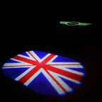 BRITISH NATIONAL FLAG LOGO PROJECROTR LIGHTS Nr.46 (quantità 1 = 2 Logo Film / 2 luci porta)