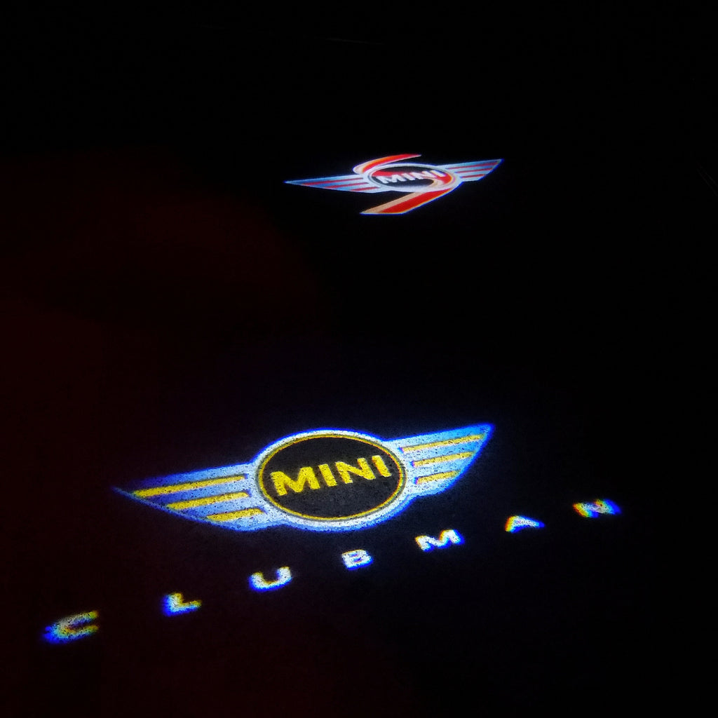 MINI CLUBMAN LOGO PROJECROTR LIGHTS Nr.95 (cantidad 1 = 2 logo película / 2 luces de puerta)