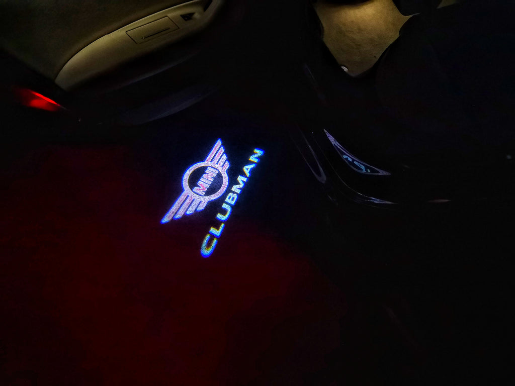 أضواء بروجكتور شعار CLUBMAN رقم 129 (الكمية 1 = 2 شعار فيلم / 2 مصباح باب)