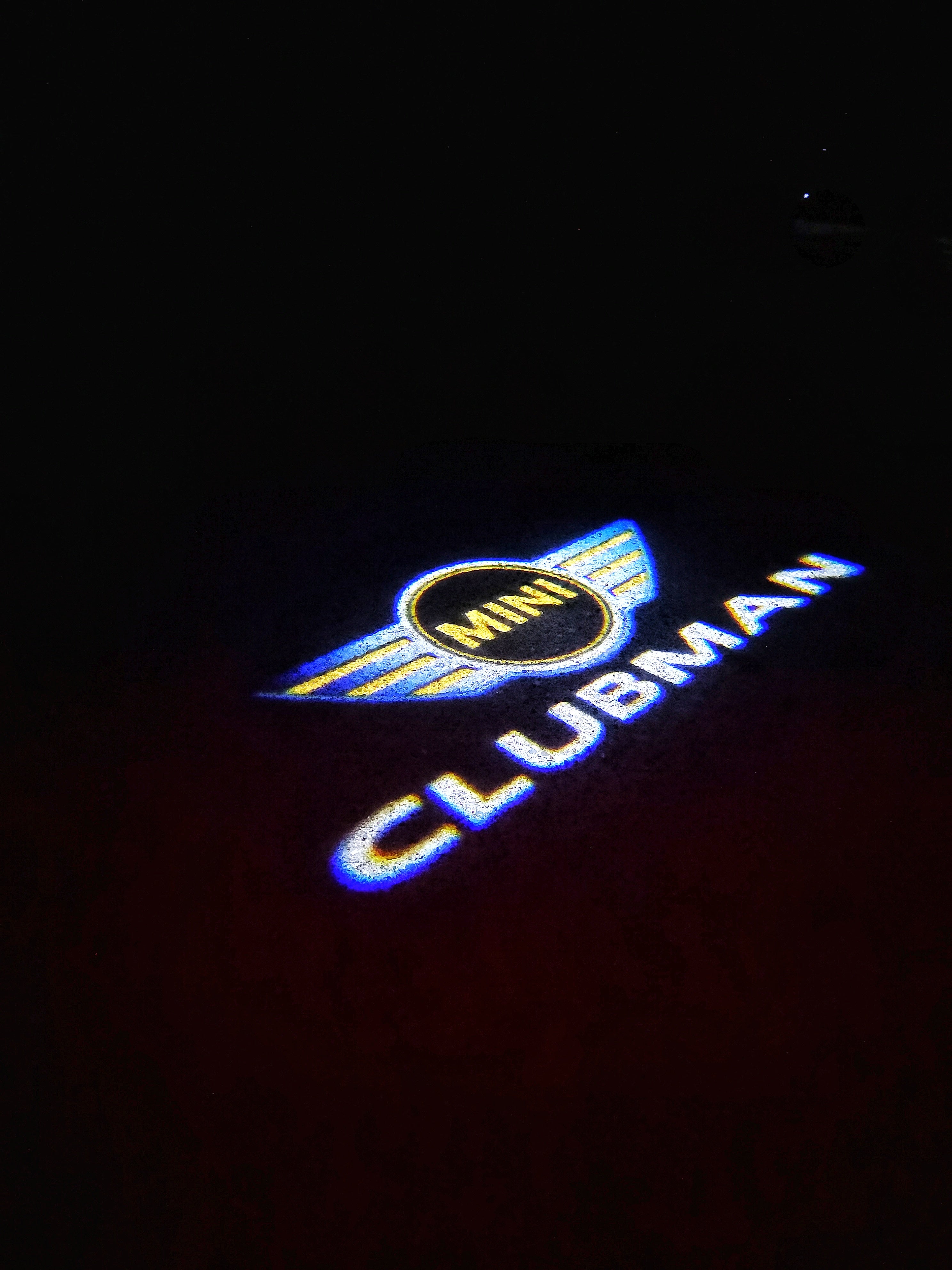 أضواء جهاز عرض LOGO LOGO MINI CLUBMAN رقم 119 (الكمية 1 = 2 شعار فيلم / 2 مصباح باب)