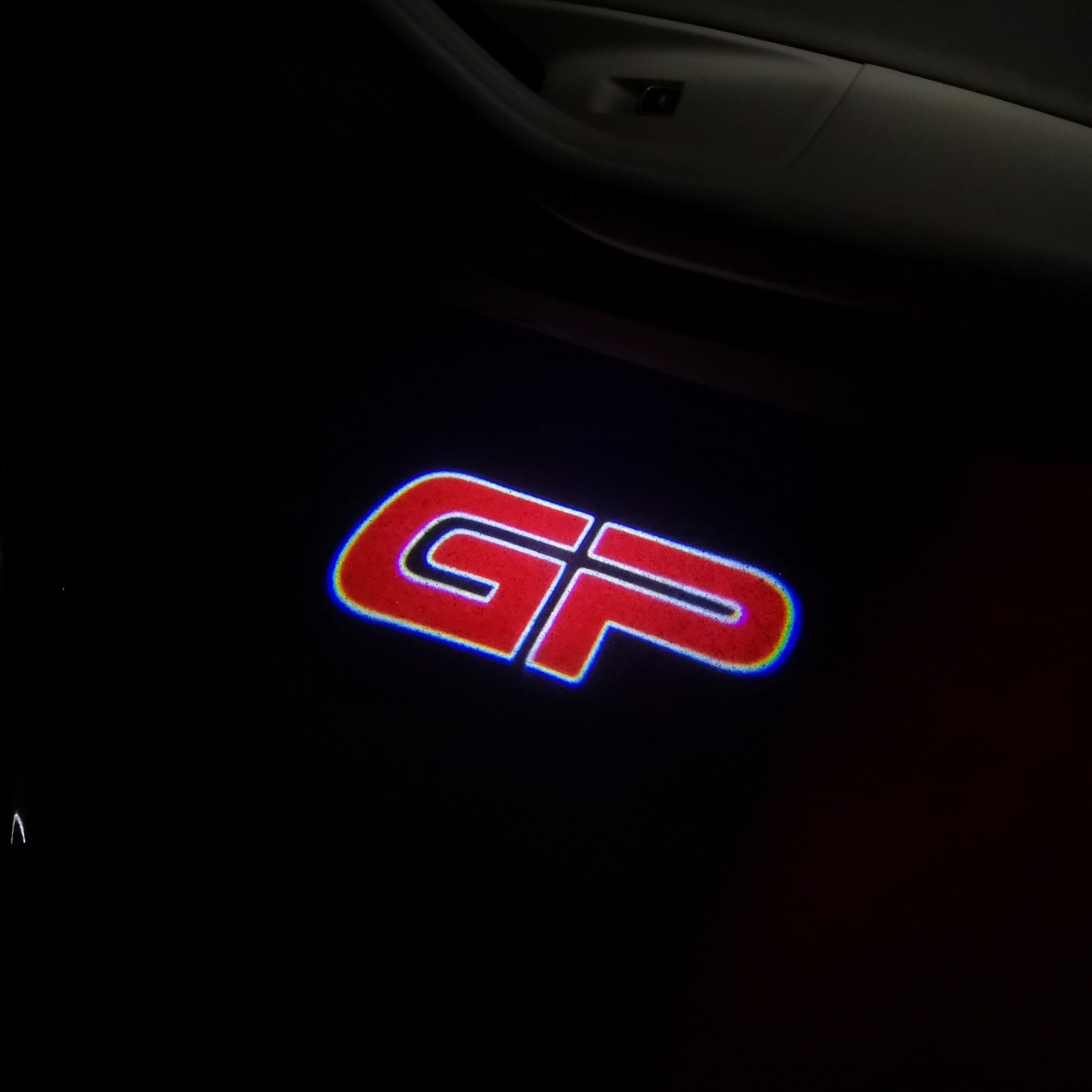 MINI GP LOGO PROJEROTR Elights Nr.122 (الكمية 1 = 2 فيلم لشعار / أنوار بالباب)