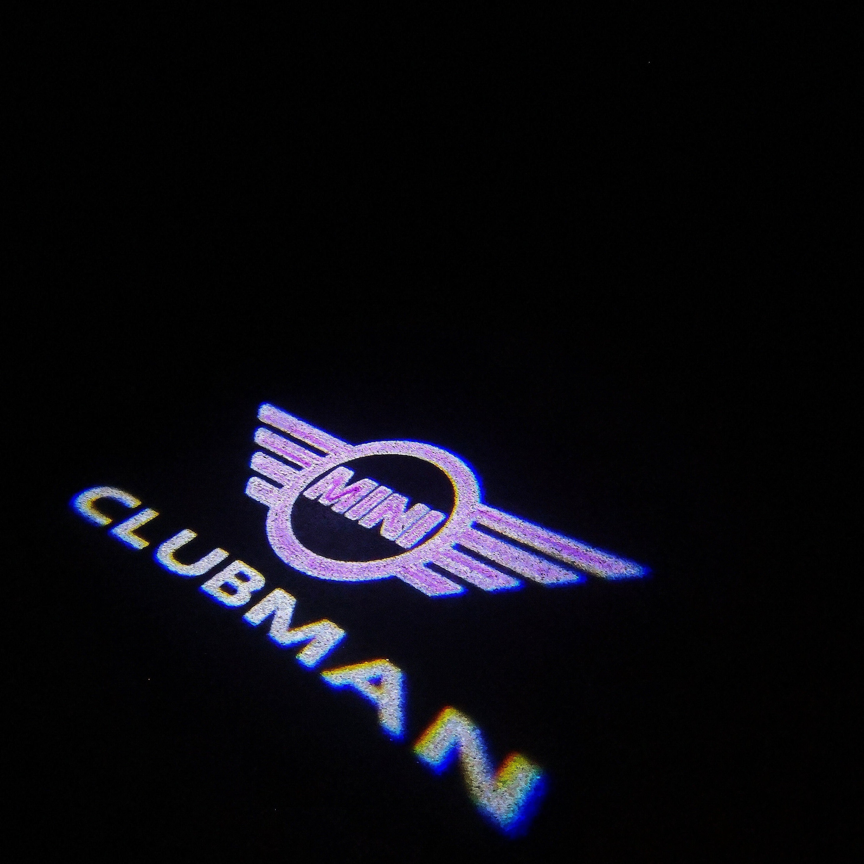 CLUBMAN LOGO PROJECROTR LIGHTS Nr.140 (quantità 1 = 2 Logo Film / 2 luci porta)