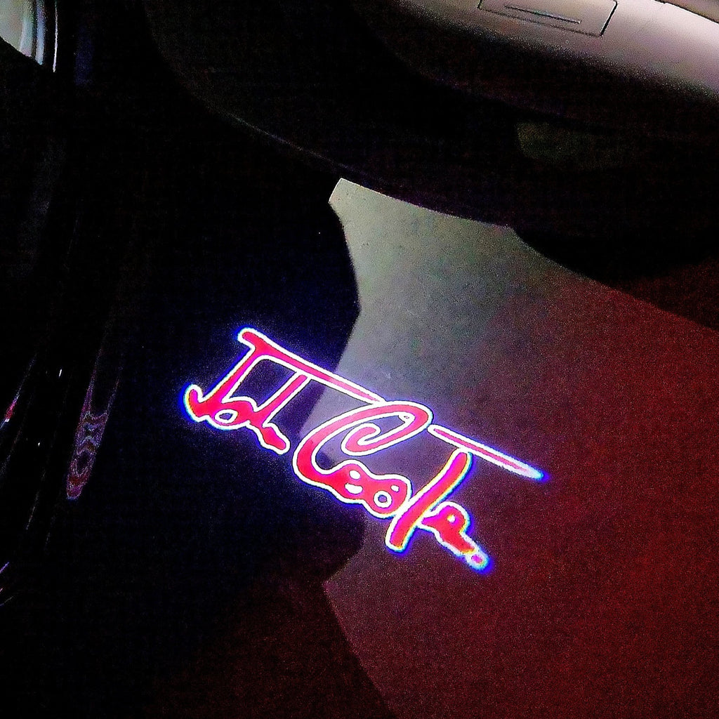 JOHN COOPER LOGO PROJECROTR LIGHTS Nr.113 (quantité 1 = 2 Logo Film / 2 feux de porte)