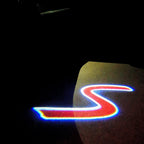 MINI S LOGO PROJECROTR أضواء Nr.67 (كمية 1 = 2 شعار فيلم / 2 أضواء الباب)