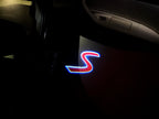 MINI S LOGO PROJECROTR أضواء Nr.67 (كمية 1 = 2 شعار فيلم / 2 أضواء الباب)