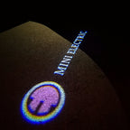 MINI ELECTRIC LOGO PROJECROTR LIGHTS Nr.61 (quantité 1 = 2 Logo Film / 2 feux de porte)