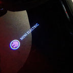 MINI ELECTRIC LOGO PROJECROTR LIGHTS Nr.61 (quantité 1 = 2 Logo Film / 2 feux de porte)
