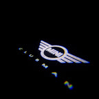 MINI CLUBMAN LOGO PROJECROTR أضواء Nr.126 (كمية 1 = 2 شعار فيلم / 2 أضواء الباب)