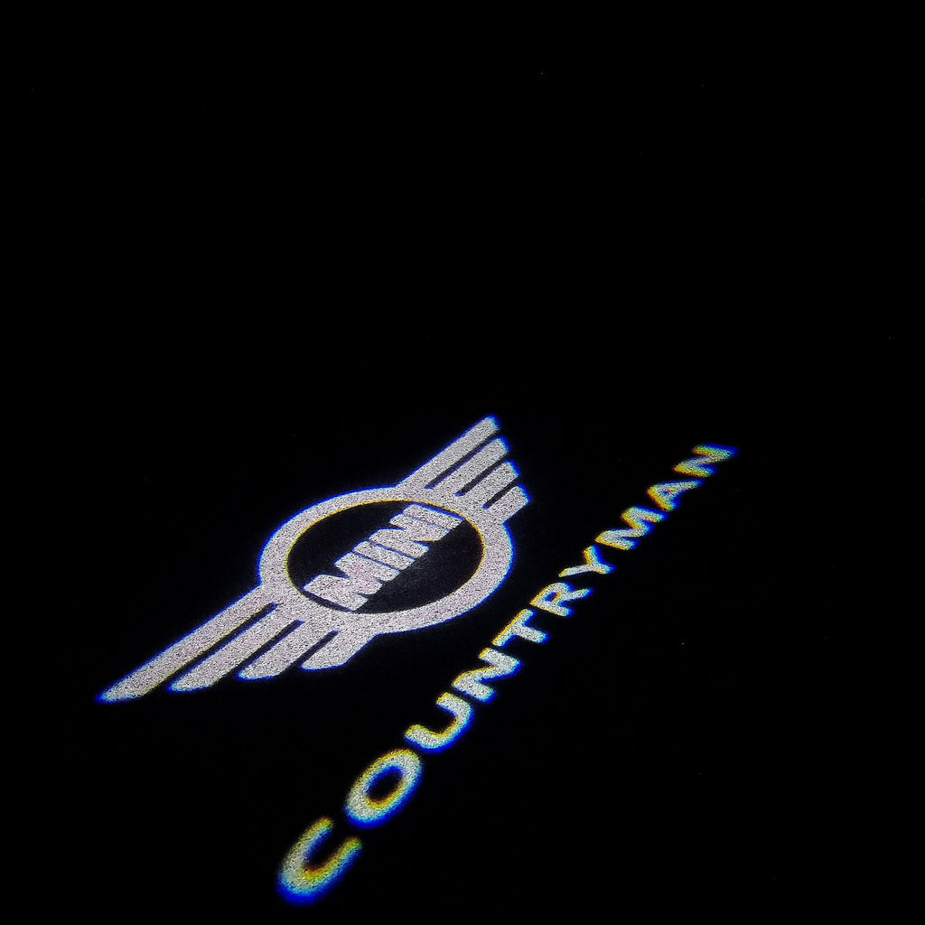 PROJECTEUR MINI COUNTRYMAN LOGO LAMPES Nr.128 (quantité 1 = 2 Film Logo / 2 lumières de porte)