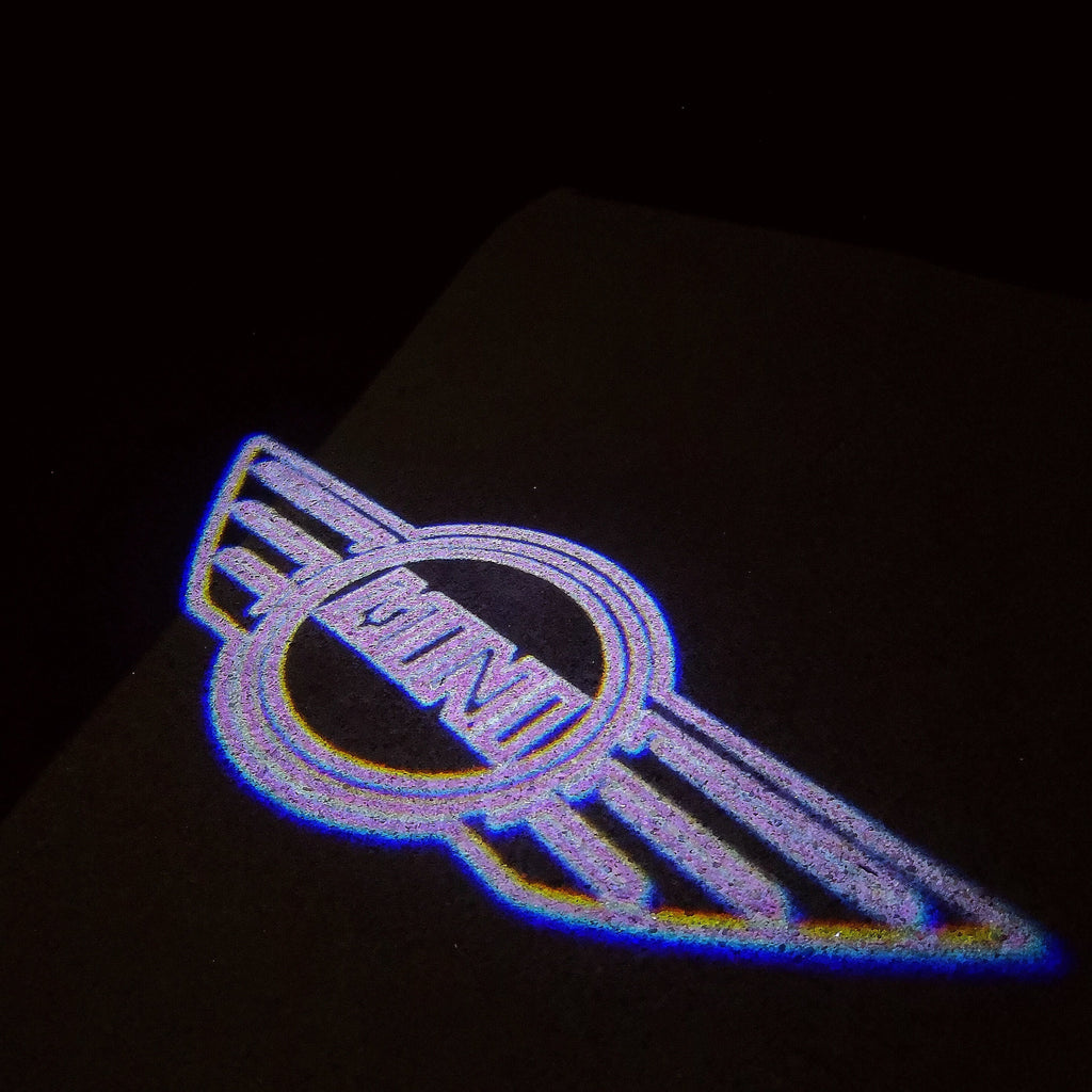 MINI LOGO PROJECROTR LIGHTS Nr.19 (Menge 1 = 2 Logo Film / 2 Türleuchten)
