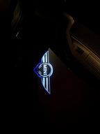 MINI LUCES DE PROYECTOR CON LOGO Nr.15 (cantidad 1 = 2 Película de Logo / 2 luces de puerta)