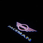 MINI PACEMAN LOGO LOGO LOGO LIGHTS Nr.127 (الكمية 1 = 2 شعار فيلم / 2 مصباح باب)